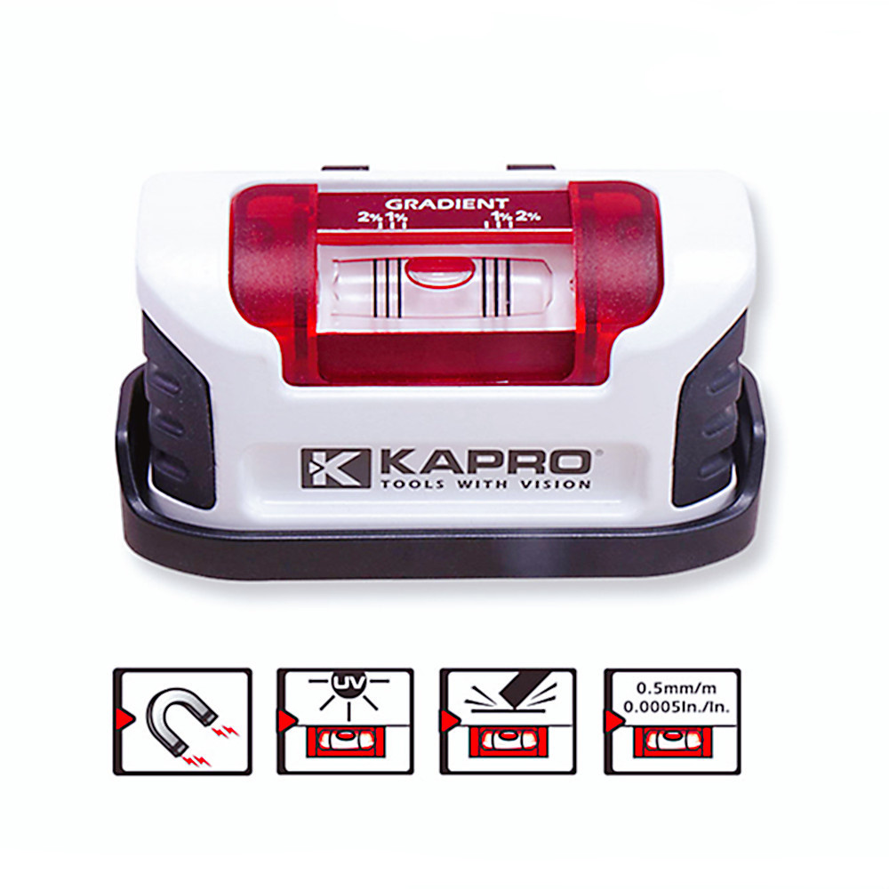 Kapro 10cm clipe de cinto magn - Spirit Level avaliação e preço