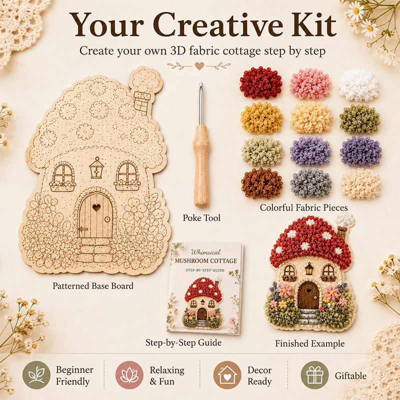 Kit DIY de Arte Poke 3D Casa C - Tool Set avaliação e preço